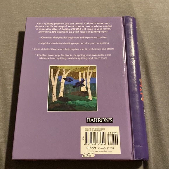 Quilting: 200 Q&A: Questions Answered on Everything Spiral‎ bound book - Picture 2 of 4